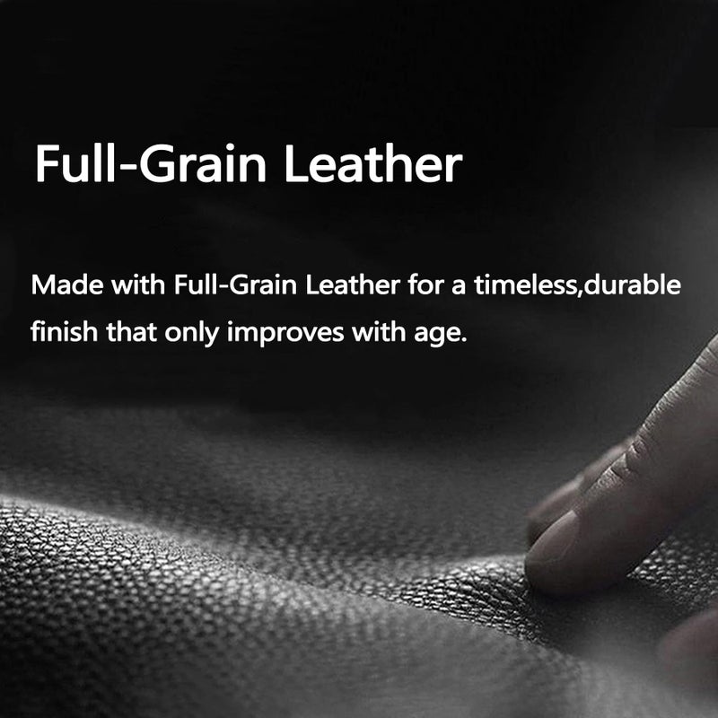 Yangday Leather Steering Wheel Cover for Ford F150 F250 F350  15.5-16 inches Car Steering Wheel Cover with Anti-Slip Massage Particle (Brown) - Image 4